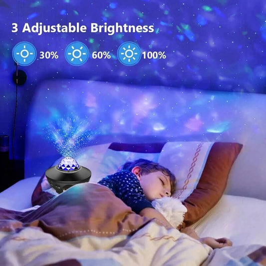 Galaxy Ocean Wave Projector with Bluetooth Speaker